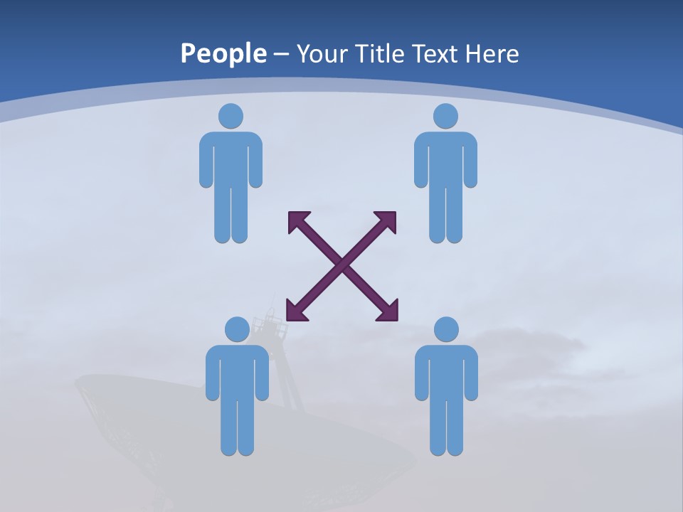 Travel Southwest Silhouette PowerPoint Template