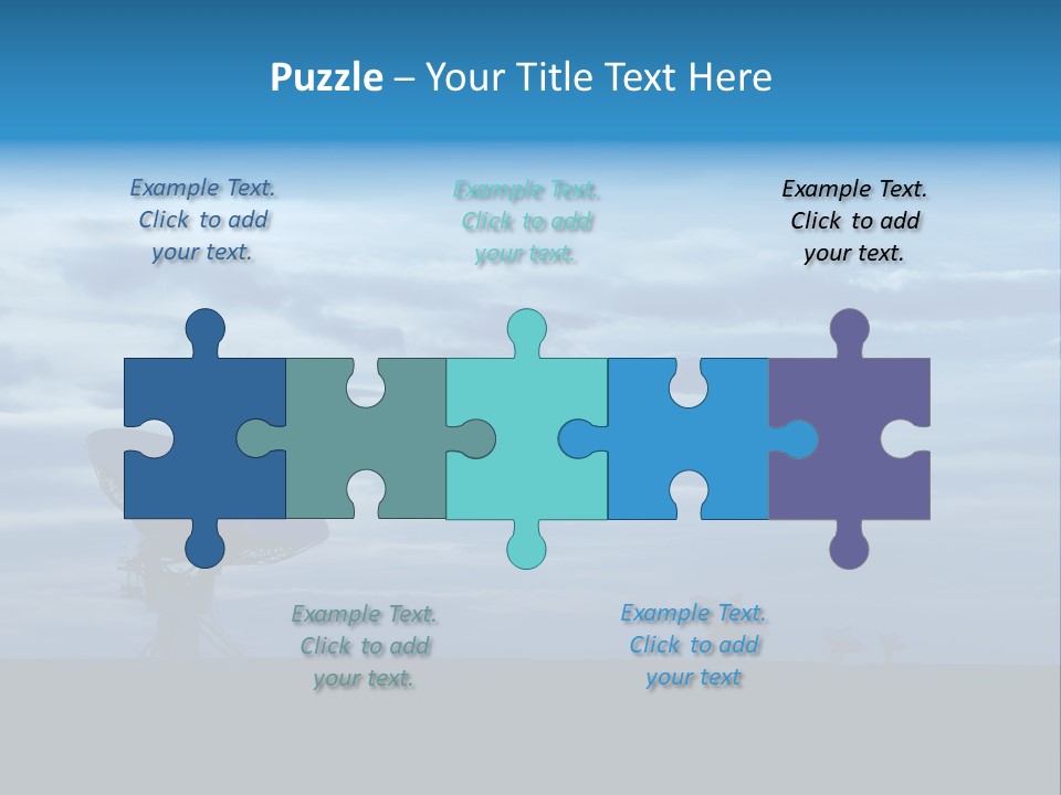 Astronomy Array Dusk PowerPoint Template