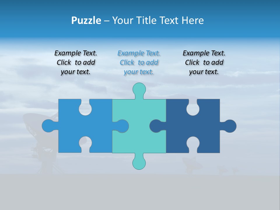 Astronomy Array Dusk PowerPoint Template