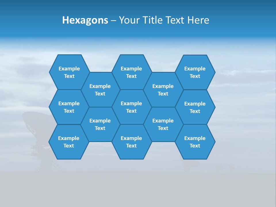 Astronomy Array Dusk PowerPoint Template