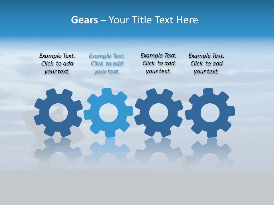 Astronomy Array Dusk PowerPoint Template