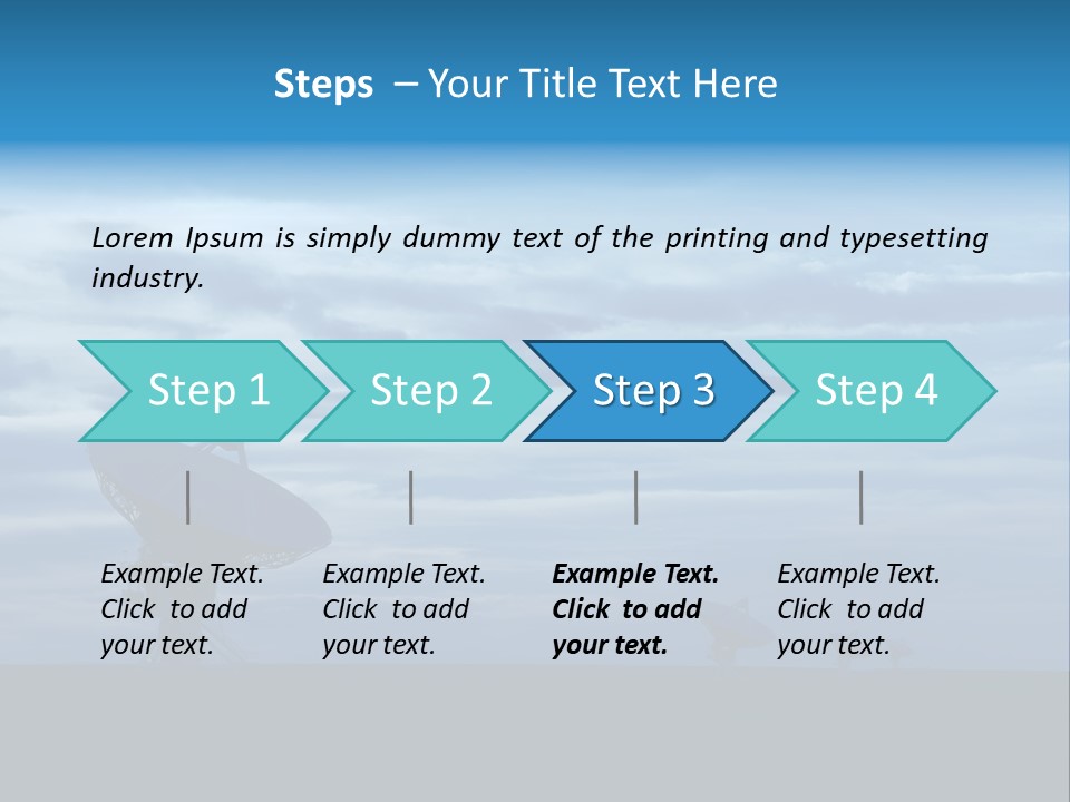Astronomy Array Dusk PowerPoint Template