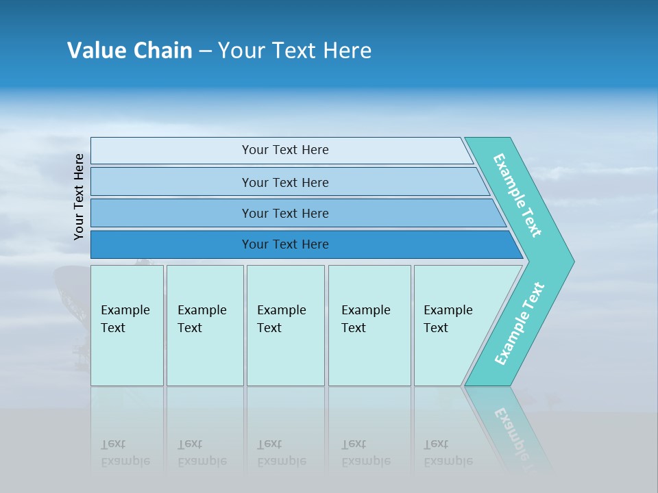 Astronomy Array Dusk PowerPoint Template