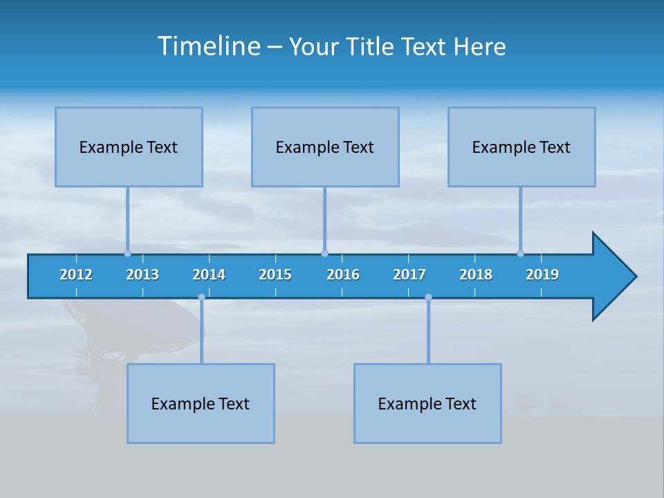 Astronomy Array Dusk PowerPoint Template