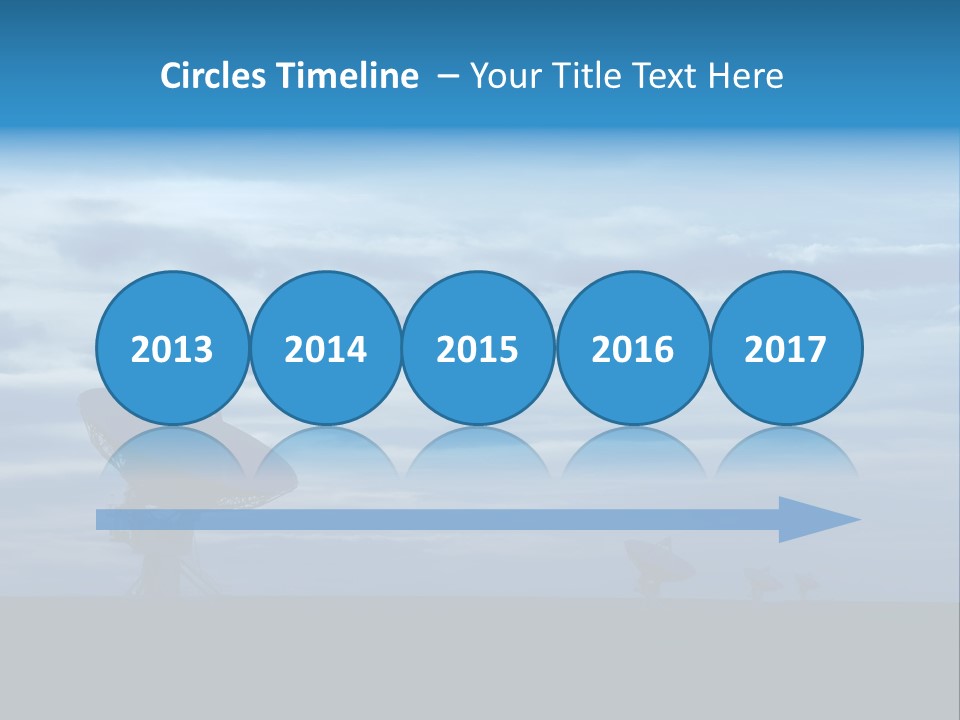 Astronomy Array Dusk PowerPoint Template