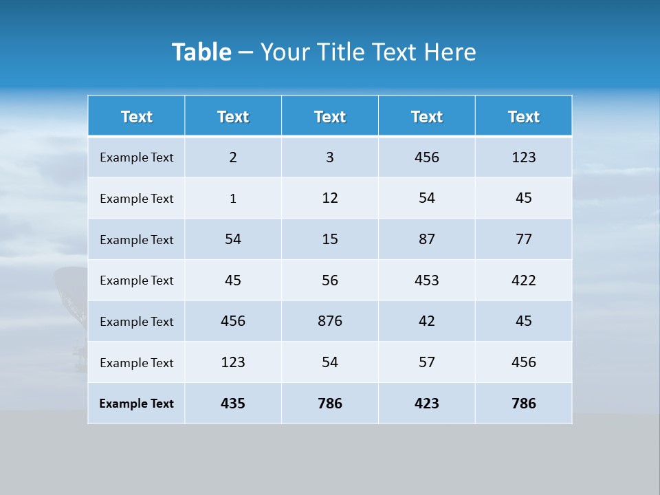 Astronomy Array Dusk PowerPoint Template