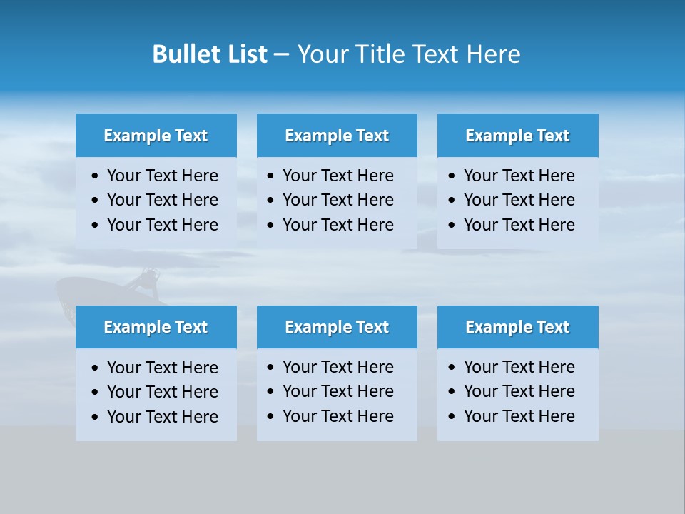 Astronomy Array Dusk PowerPoint Template