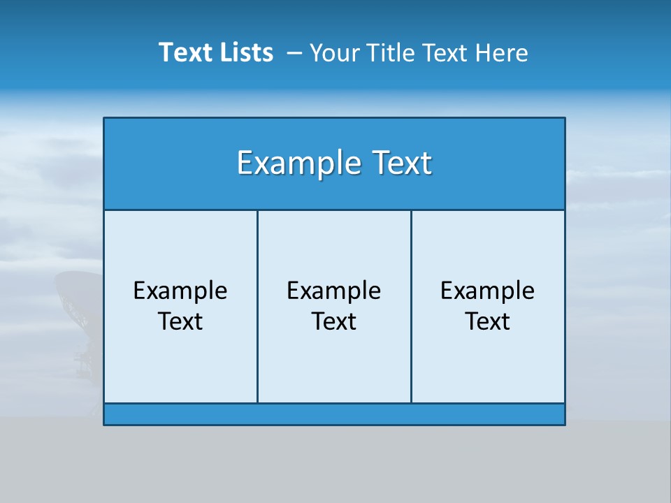 Astronomy Array Dusk PowerPoint Template
