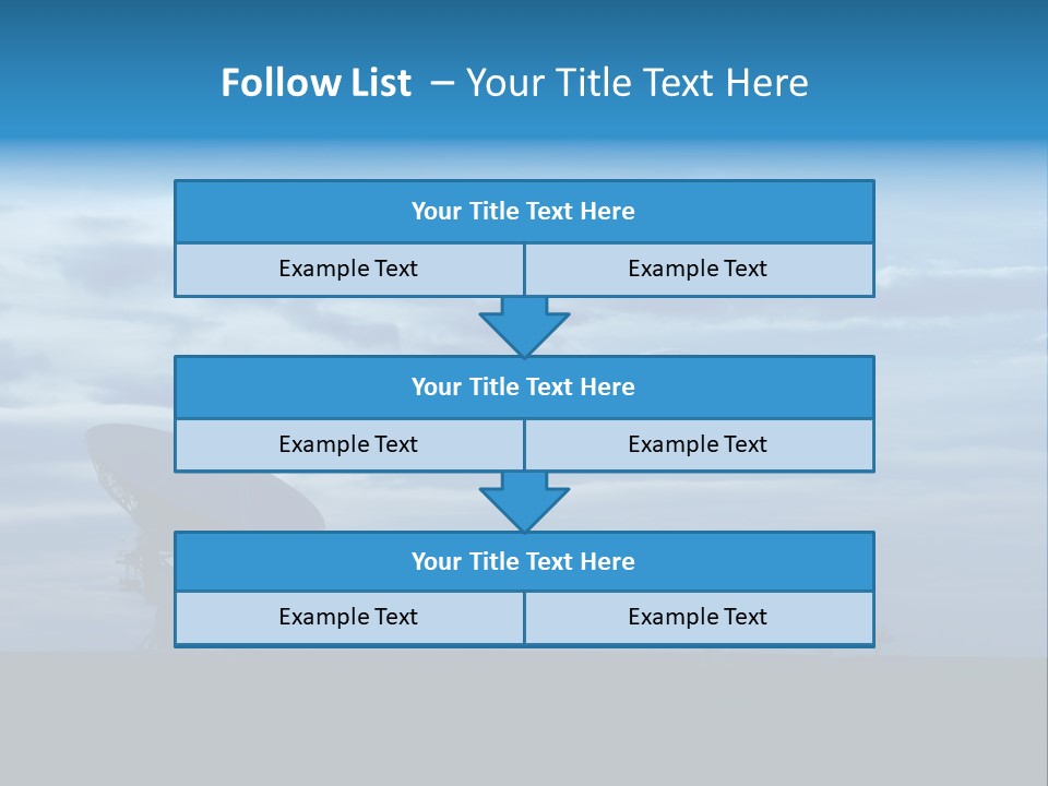 Astronomy Array Dusk PowerPoint Template