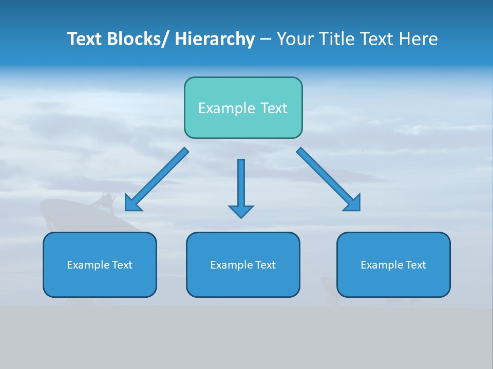 Astronomy Array Dusk PowerPoint Template