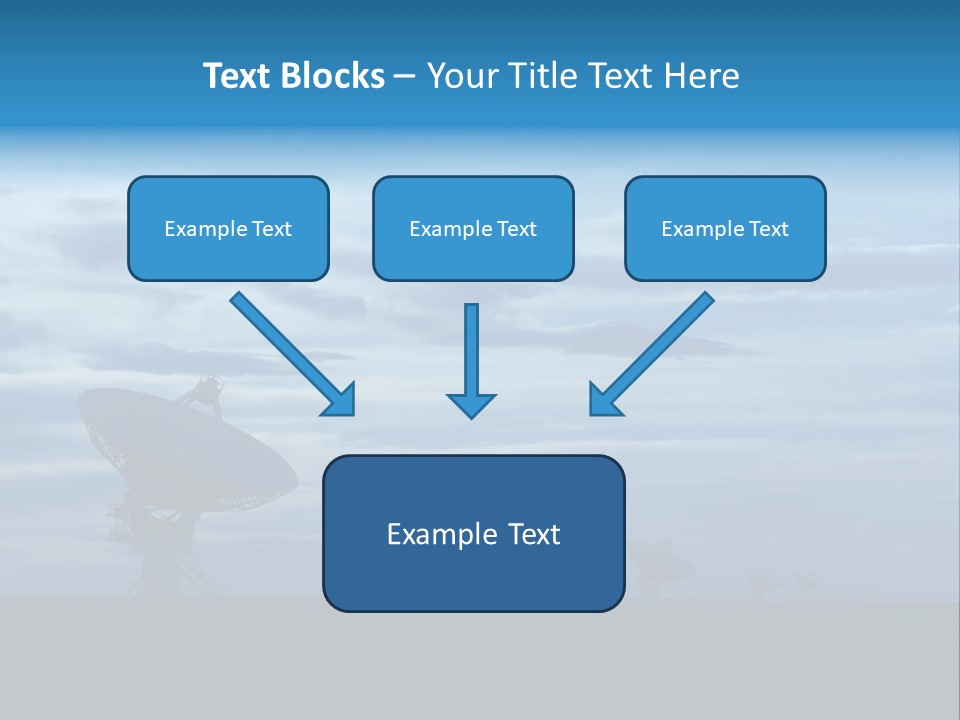 Astronomy Array Dusk PowerPoint Template