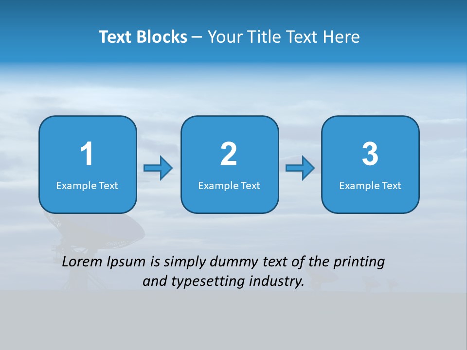 Astronomy Array Dusk PowerPoint Template