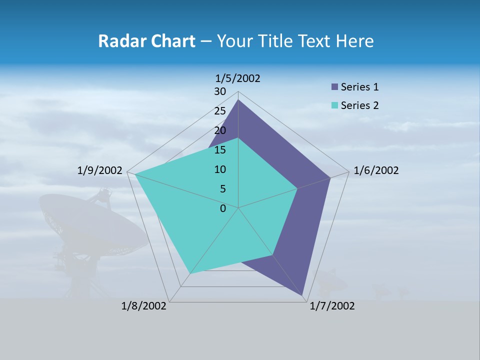 Astronomy Array Dusk PowerPoint Template