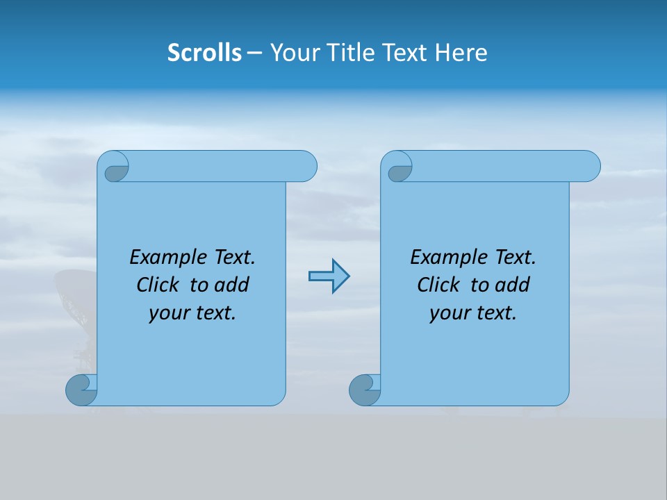 Astronomy Array Dusk PowerPoint Template
