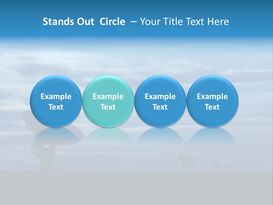 Astronomy Array Dusk PowerPoint Template