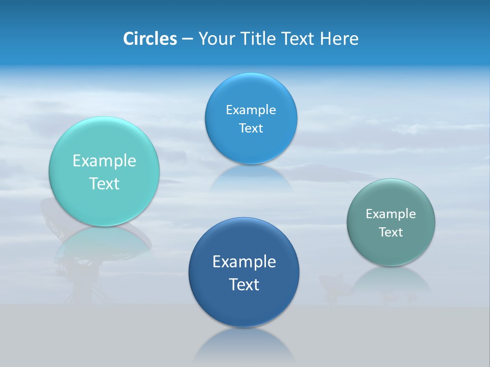 Astronomy Array Dusk PowerPoint Template