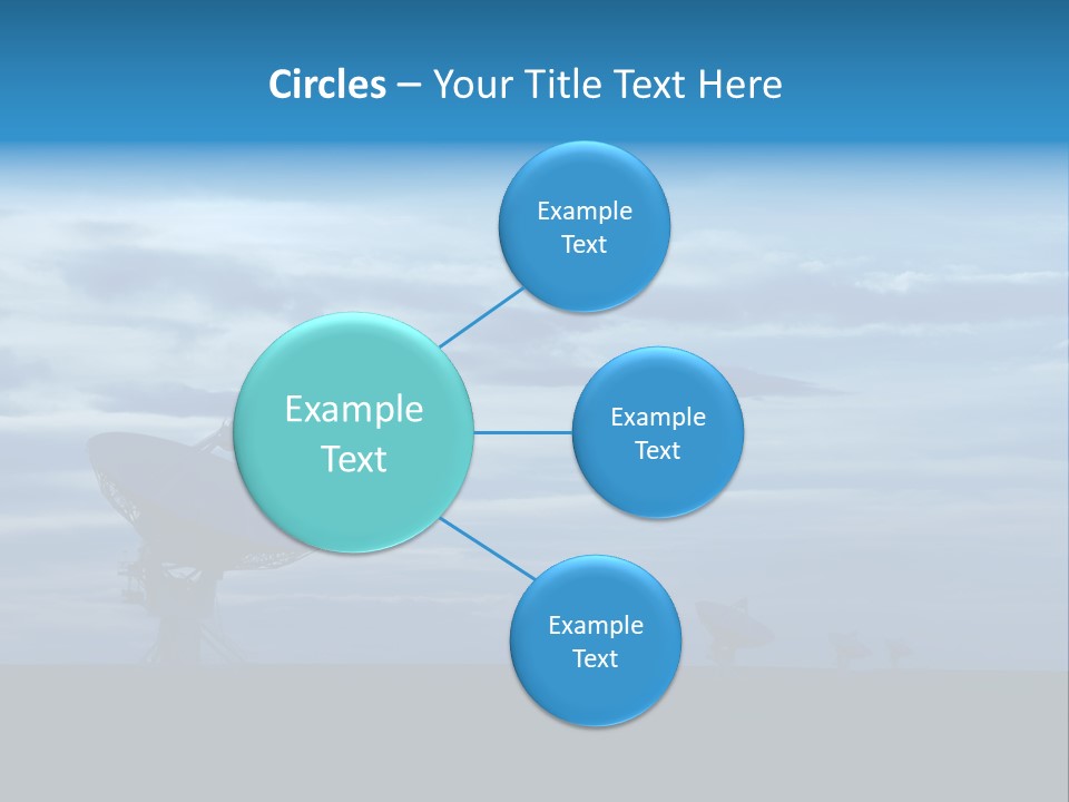 Astronomy Array Dusk PowerPoint Template
