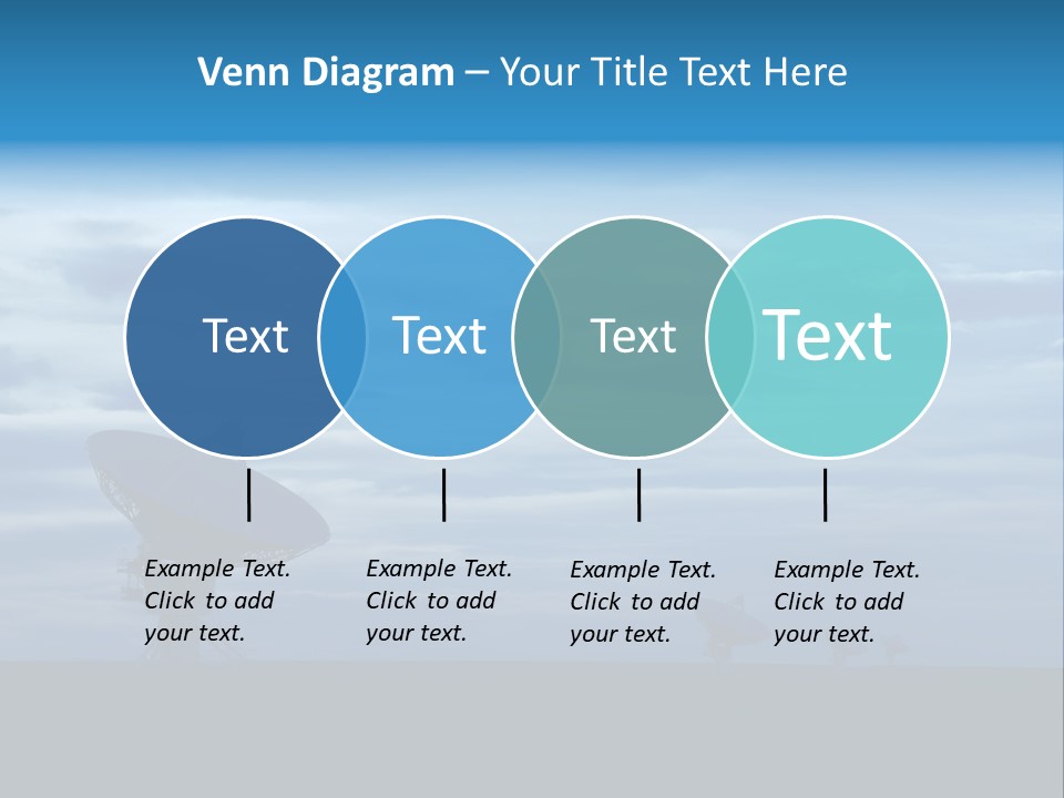 Astronomy Array Dusk PowerPoint Template