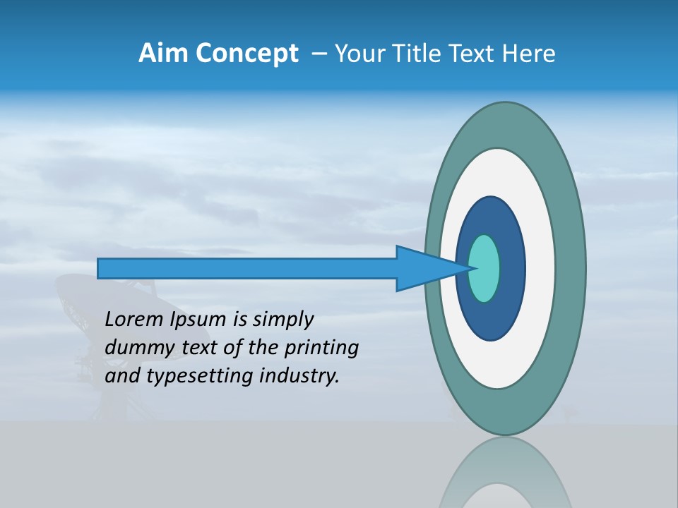 Astronomy Array Dusk PowerPoint Template