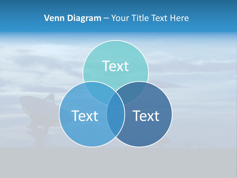 Astronomy Array Dusk PowerPoint Template