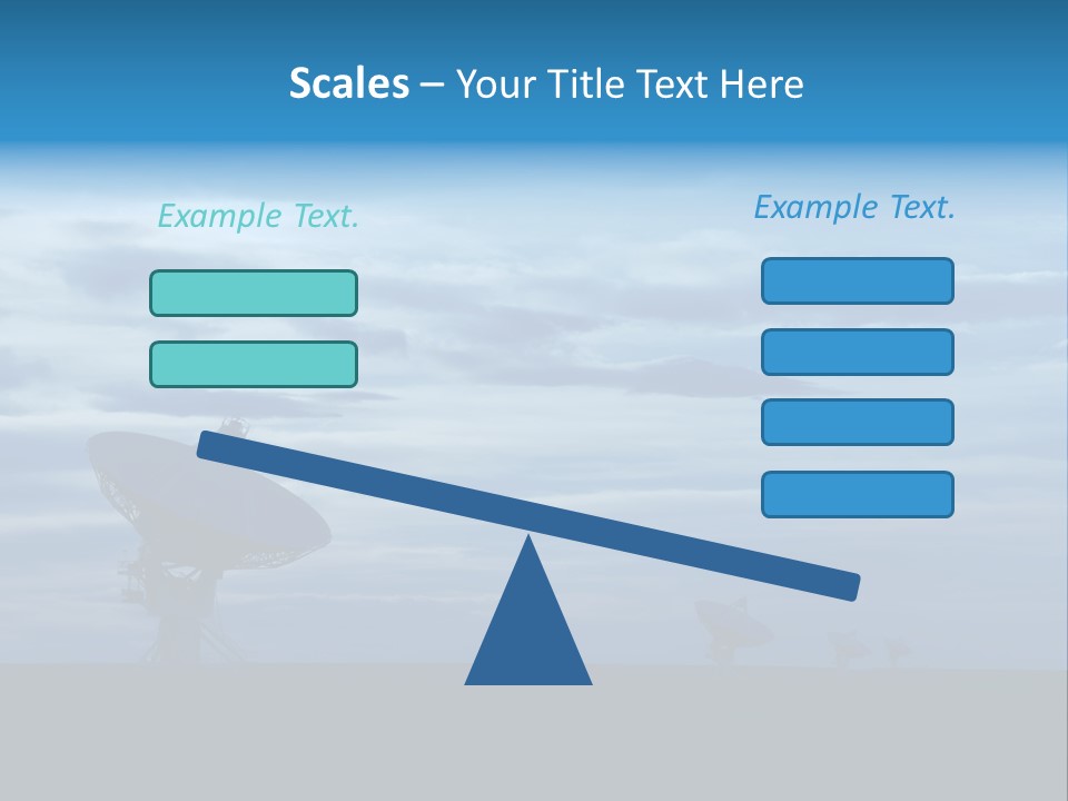 Astronomy Array Dusk PowerPoint Template