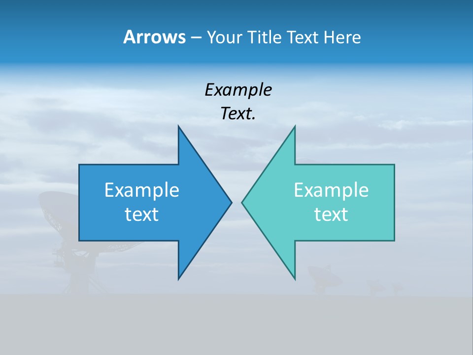 Astronomy Array Dusk PowerPoint Template