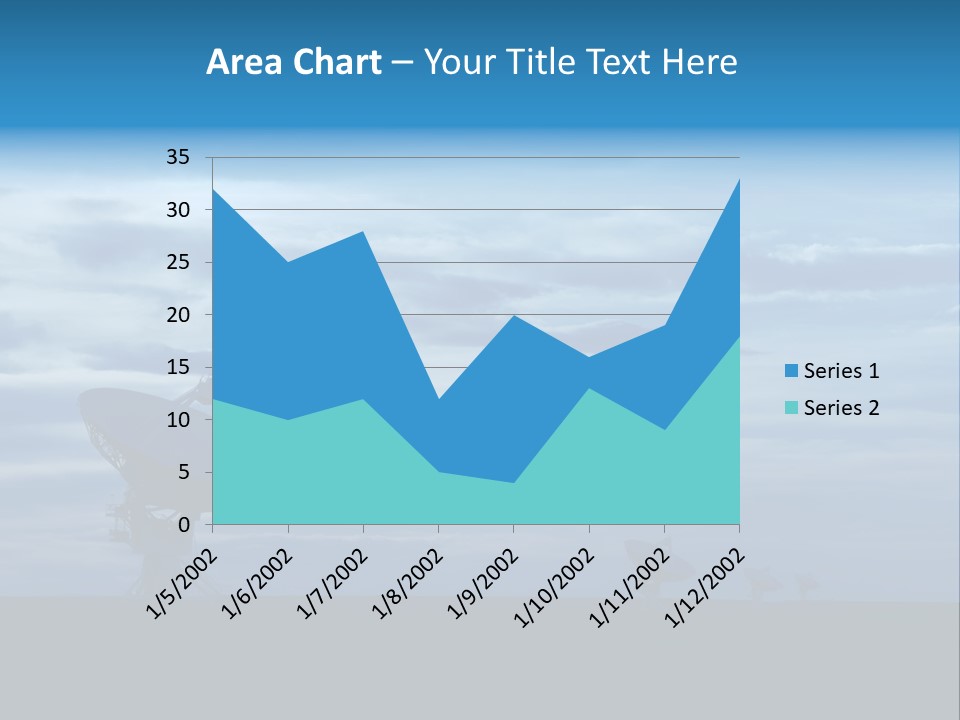 Astronomy Array Dusk PowerPoint Template