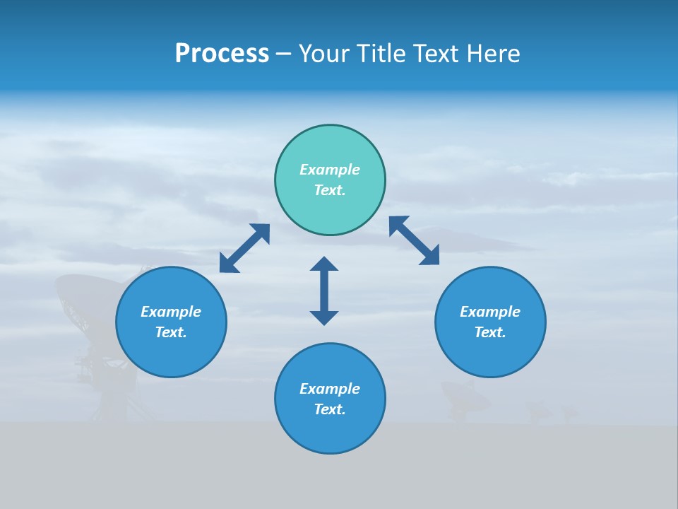 Astronomy Array Dusk PowerPoint Template