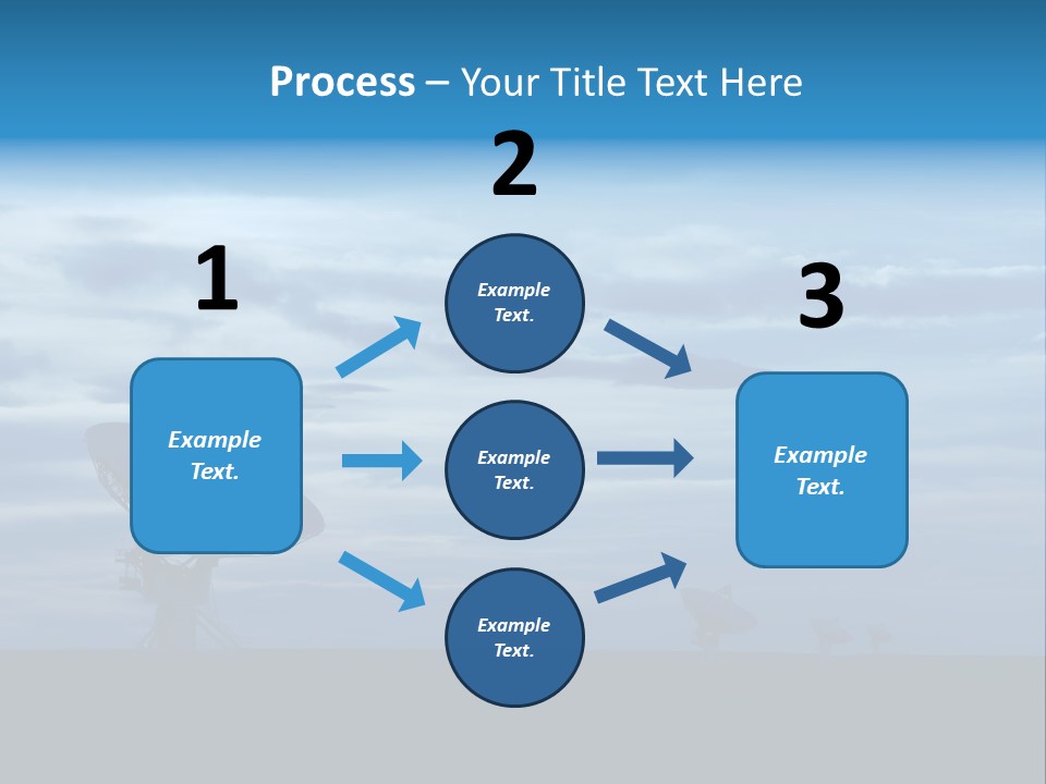 Astronomy Array Dusk PowerPoint Template
