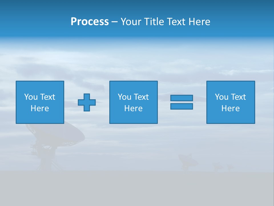 Astronomy Array Dusk PowerPoint Template