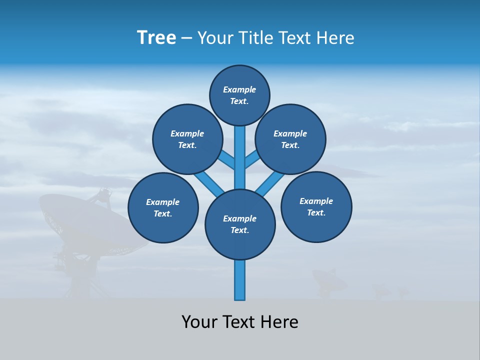 Astronomy Array Dusk PowerPoint Template