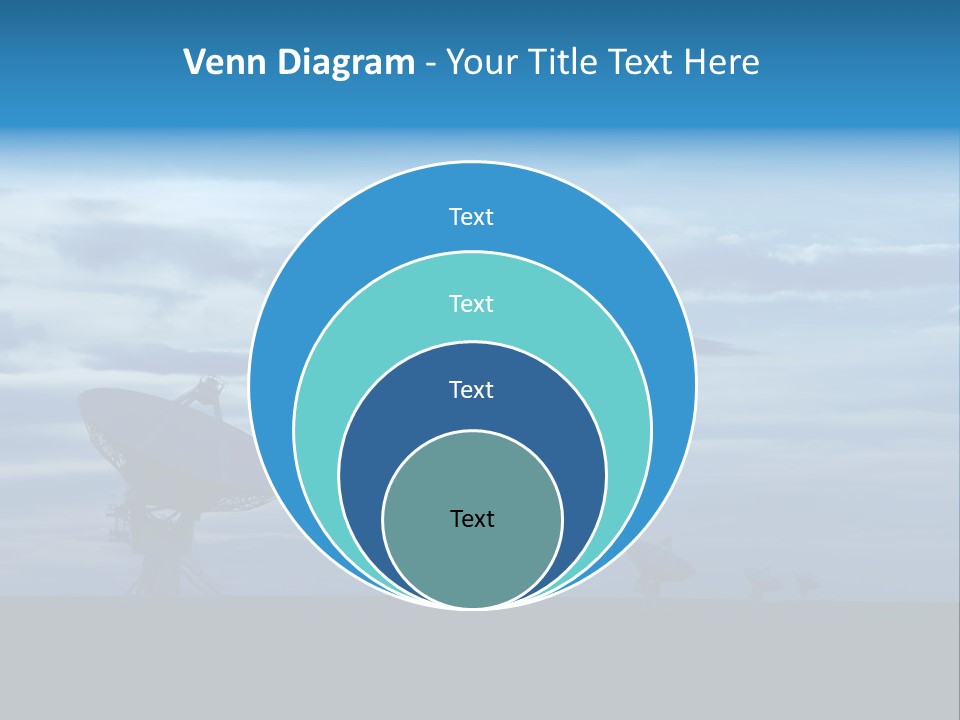 Astronomy Array Dusk PowerPoint Template