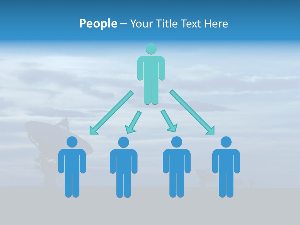 Astronomy Array Dusk PowerPoint Template