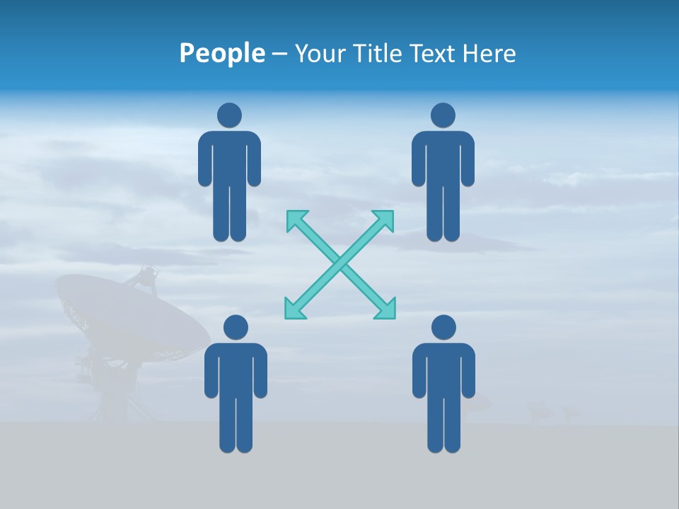 Astronomy Array Dusk PowerPoint Template