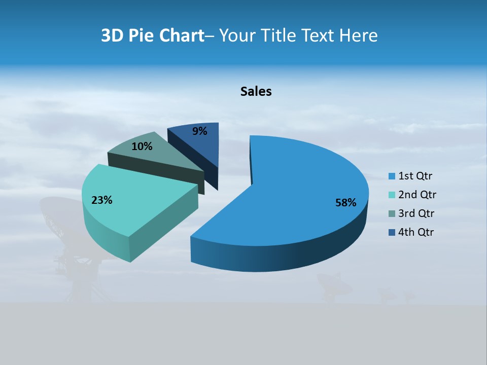 Astronomy Array Dusk PowerPoint Template