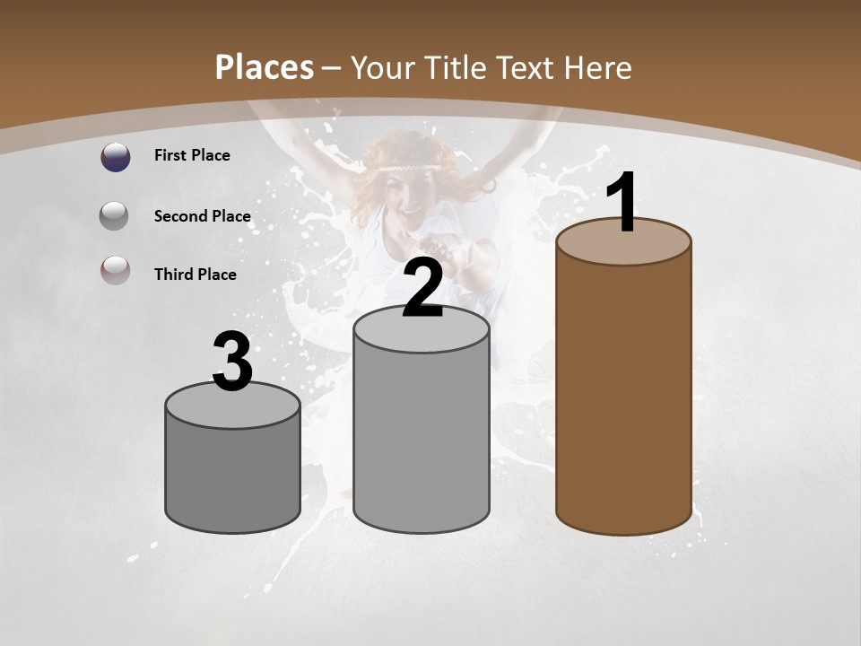 Tiptoe Mid Air Elegance PowerPoint Template