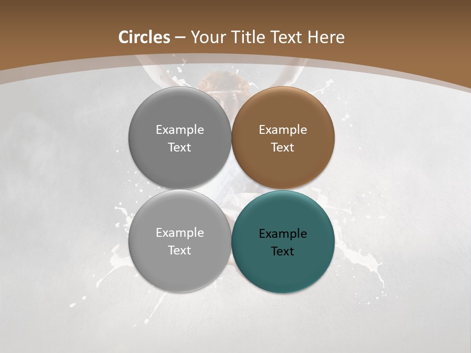 Tiptoe Mid Air Elegance PowerPoint Template