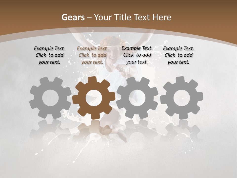 Tiptoe Mid Air Elegance PowerPoint Template