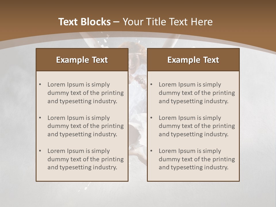 Tiptoe Mid Air Elegance PowerPoint Template