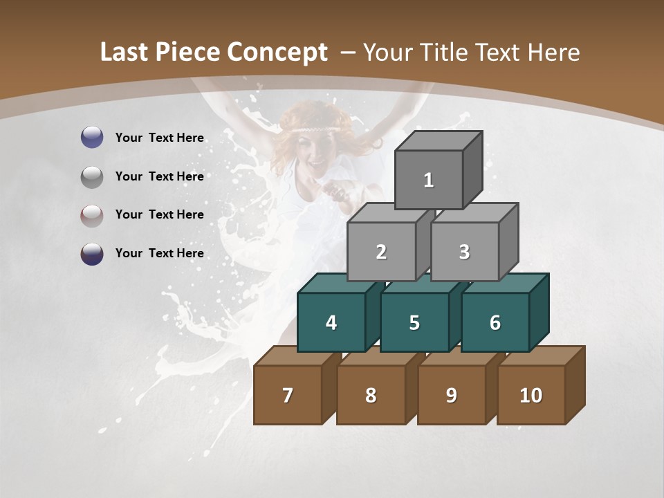 Tiptoe Mid Air Elegance PowerPoint Template