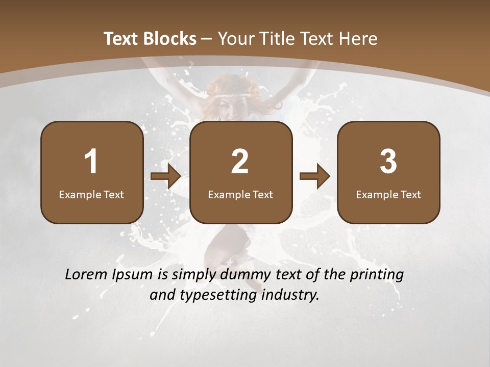 Tiptoe Mid Air Elegance PowerPoint Template