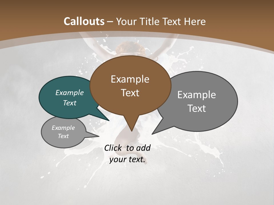 Tiptoe Mid Air Elegance PowerPoint Template
