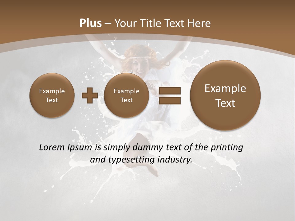 Tiptoe Mid Air Elegance PowerPoint Template