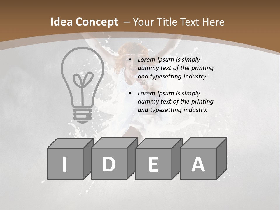 Tiptoe Mid Air Elegance PowerPoint Template