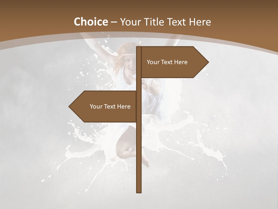 Tiptoe Mid Air Elegance PowerPoint Template