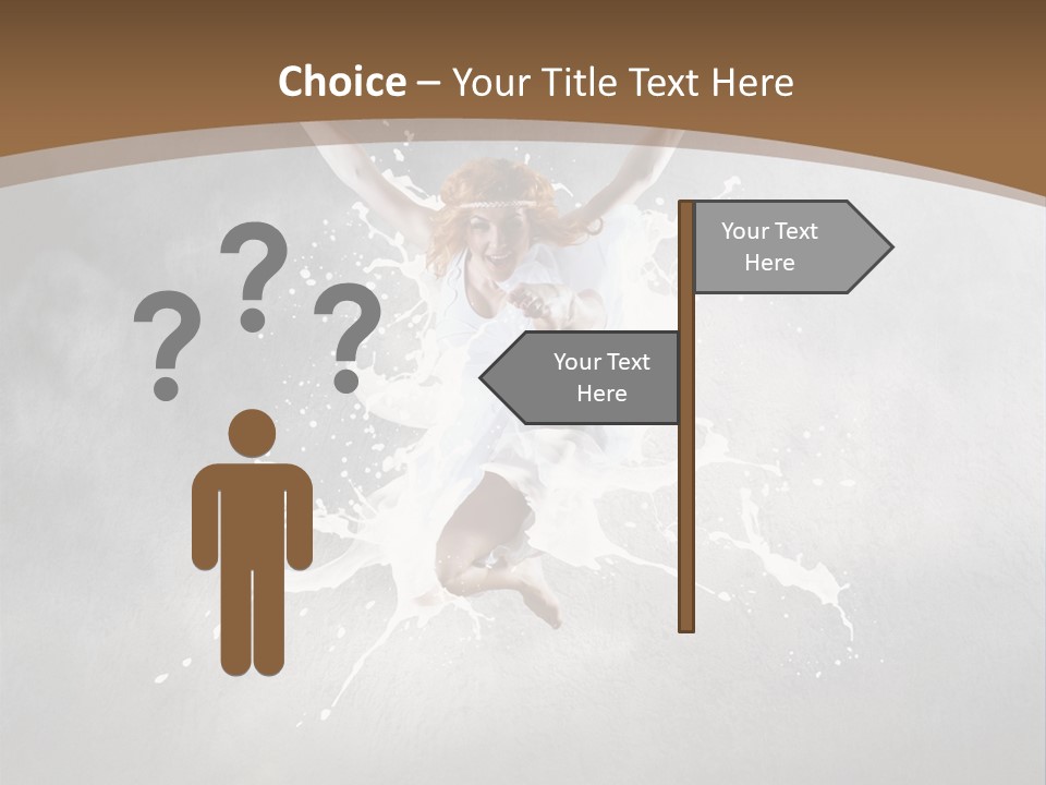 Tiptoe Mid Air Elegance PowerPoint Template