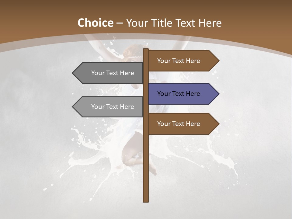 Tiptoe Mid Air Elegance PowerPoint Template