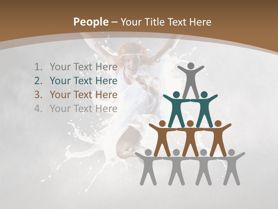 Tiptoe Mid Air Elegance PowerPoint Template