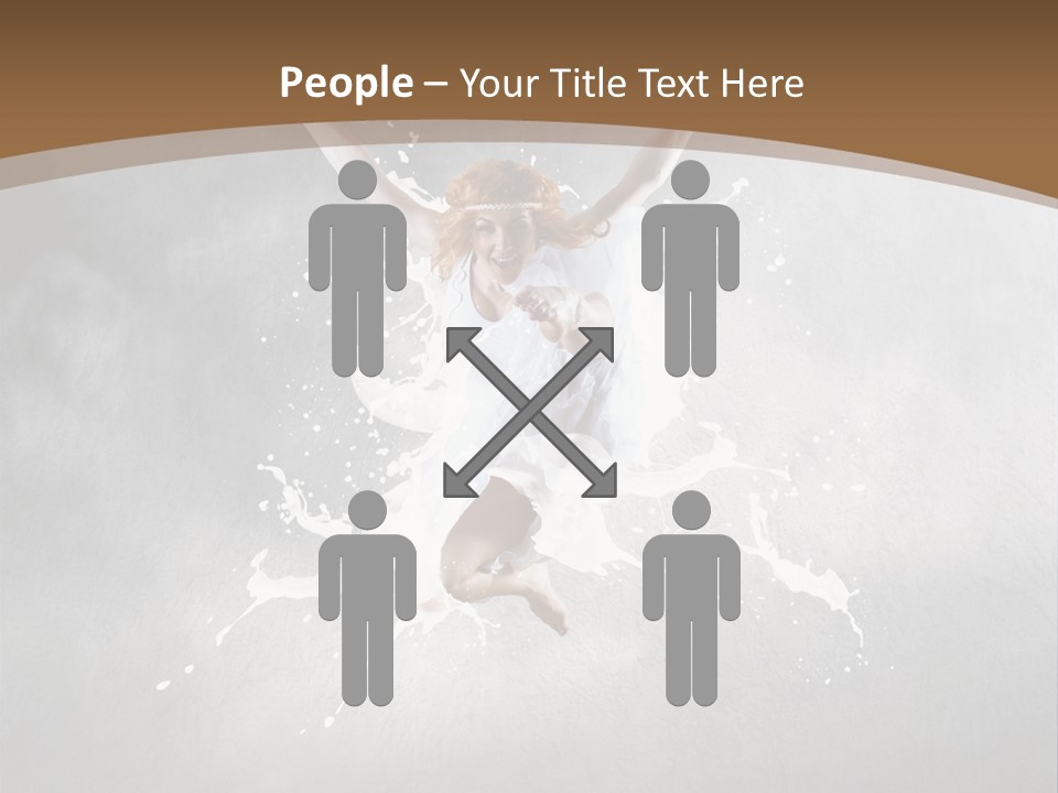 Tiptoe Mid Air Elegance PowerPoint Template