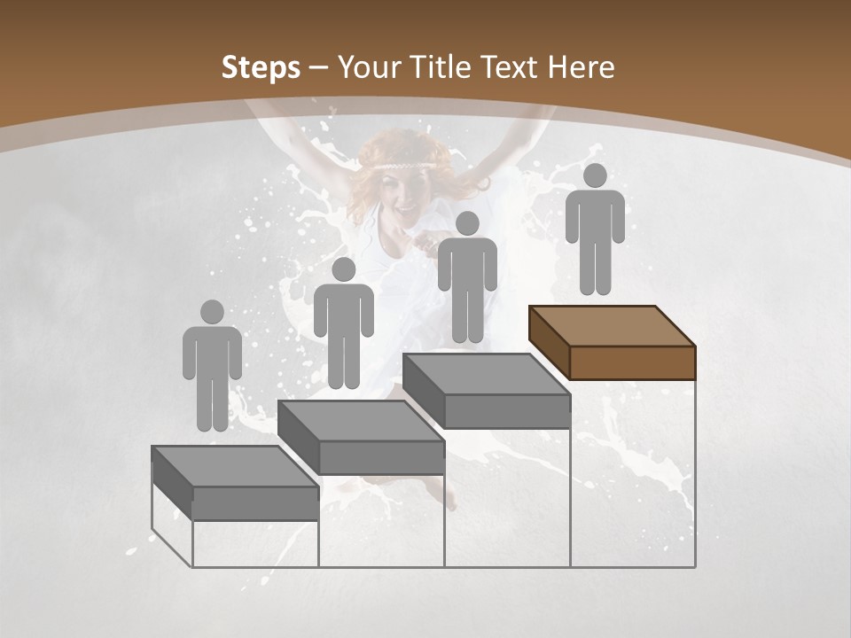 Tiptoe Mid Air Elegance PowerPoint Template